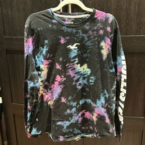 Boys Hollister, long sleeve tie-dye shirt xl
